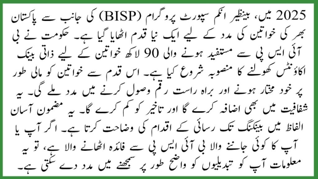 BISP Beneficiaries
