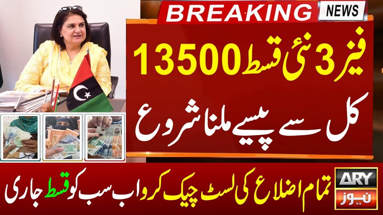 List of 17 Districts Included in 8171 BISP 13500 Payment