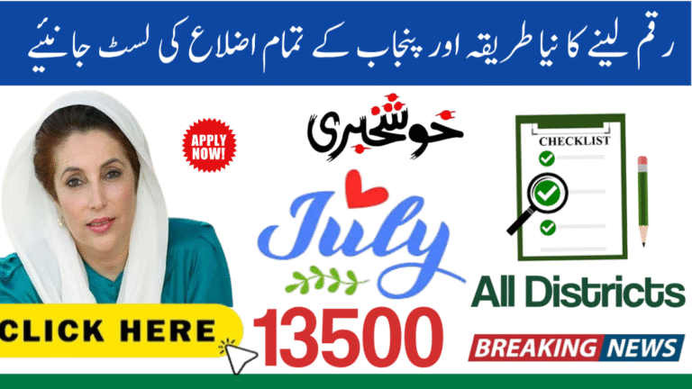 BISP July 2025 Payments in Punjab