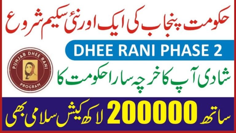 Punjab Dhee Rani Program 2025